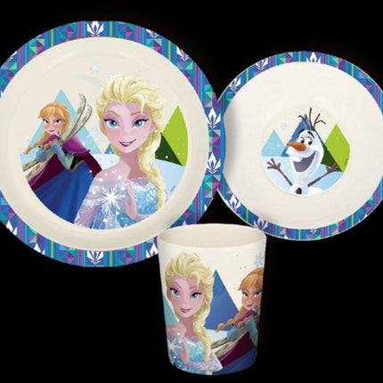 FROZEN BAMBOO 3 PCS MEAL TIME SET