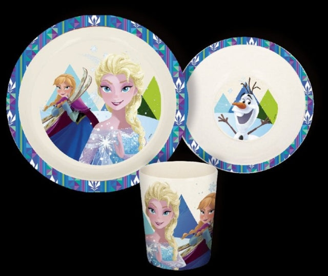 FROZEN BAMBOO 3 PCS MEAL TIME SET