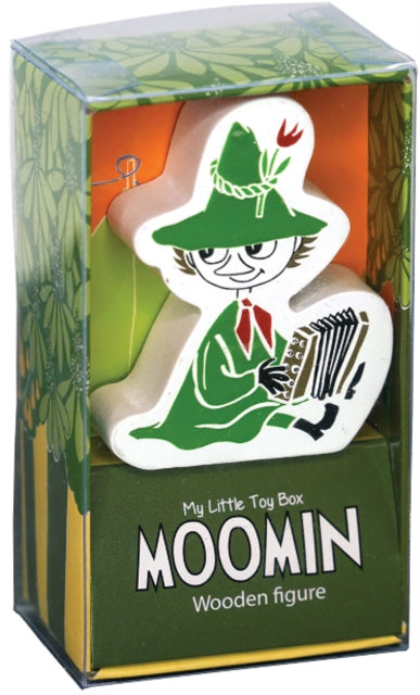 MOOMINS SNUFKIN WOODEN FIGURINE