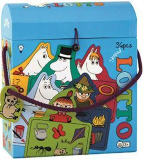 Barbo Toys 7102 Barba Toys 36 Pieces Moomin Shaped Lotto Game MultiColor