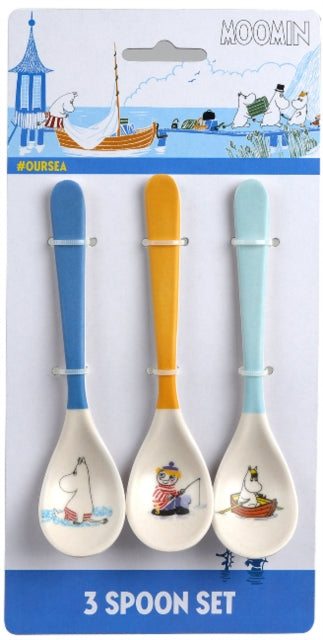 MOOMIN BAMBOO MELAMINE 3 SPOON SET OURSE