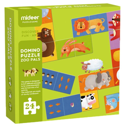 Mideer Puzzles  Games Domino Puzzle Zoo Pals