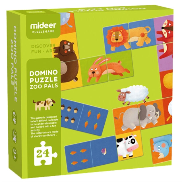 Mideer Puzzles  Games Domino Puzzle Zoo Pals