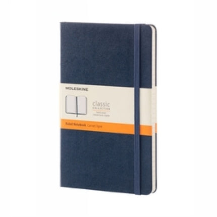 Moleskine Sapphire Blue Large Ruled Notebook Hard