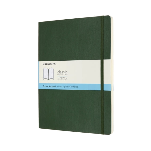 Moleskine Extra Large Dotted Softcover Notebook Myrtle Green