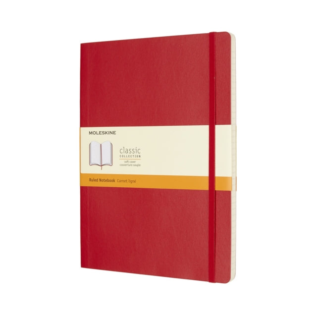 Moleskine Scarlet Red Extra Large Ruled Notebook Soft