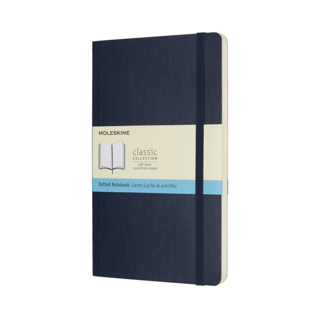 Moleskine Sapphire Blue Large Dotted Notebook Soft