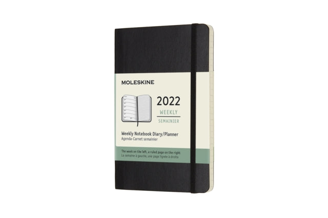 Moleskine 2022 12Month Weekly Pocket Softcover Notebook