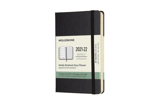 Moleskine 2022 18Month Weekly Pocket Hardcover Notebook