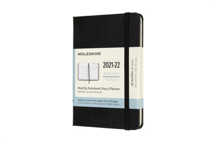 Moleskine 2022 18Month Monthly Pocket Hardcover Notebook