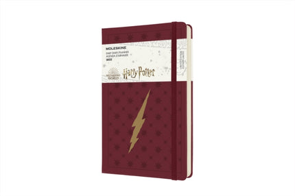 Moleskine Ltd. Ed. Harry Potter 2022 12Month Daily Large Hardcover Notebook Bordeaux Red