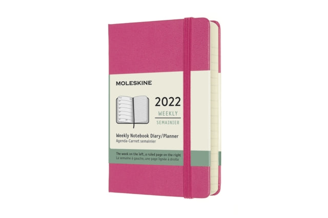 Moleskine 2022 12Month Weekly Pocket Hardcover Notebook