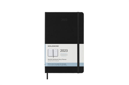 Moleskine 2023 12Month Monthly Large Hardcover Notebook Black