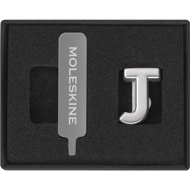 Moleskine Pins J Silver