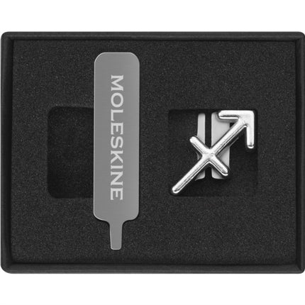 Moleskine Pins Sagittarius Silver