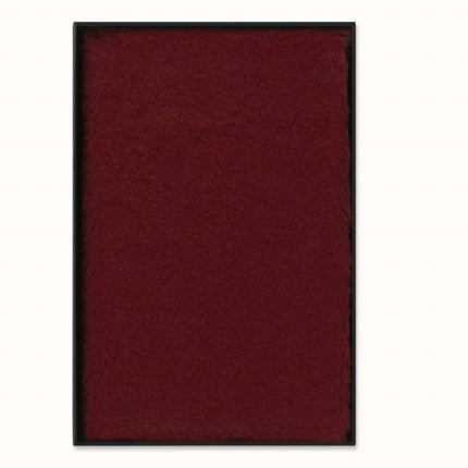 Moleskine  Ruled Faux Fur Notebook Hard Cover And Elastic Closure Journal Size Large 13X21Cm Colour Marple Red