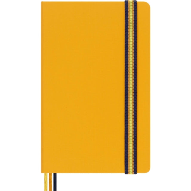 Moleskine x KWay Notebook Custom Edition Ruled Layout and Hard Cover Journal Size Large 13x21 cm Colour Orange