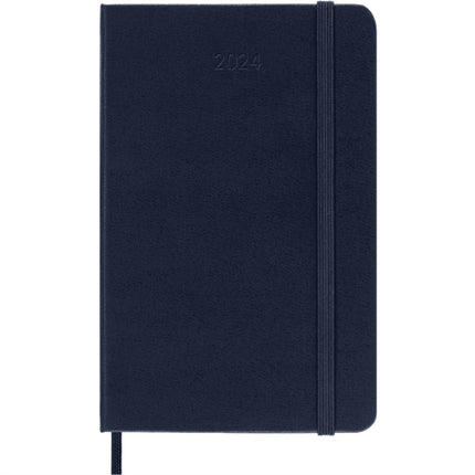 Moleskine 2024 12Month Daily Pocket Hardcover Notebook