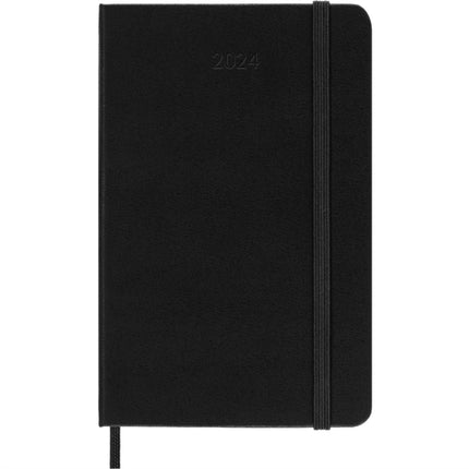 Moleskine 2024 12Month Daily Pocket Hardcover Notebook