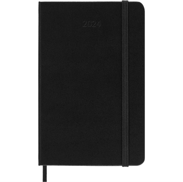 Moleskine 2024 12Month Daily Pocket Hardcover Notebook