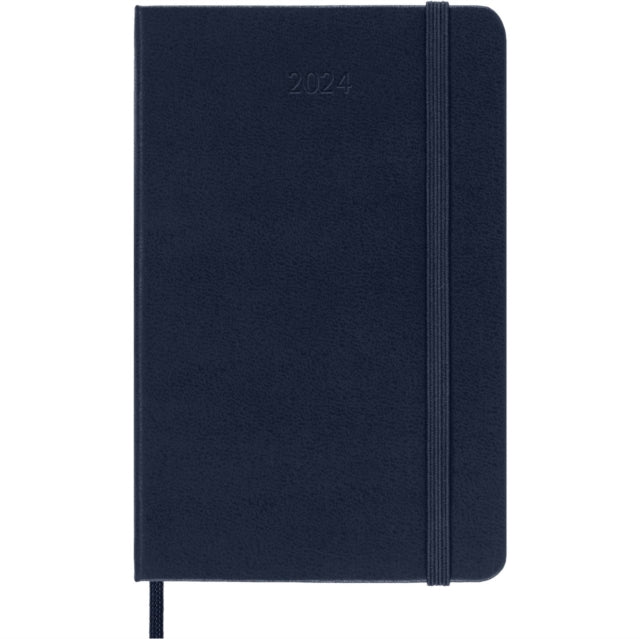 Moleskine 2024 12Month Weekly Pocket Hardcover Notebook