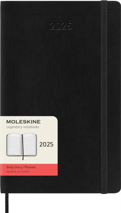 Moleskine 2025 12Month Daily Large Softcover Notebook