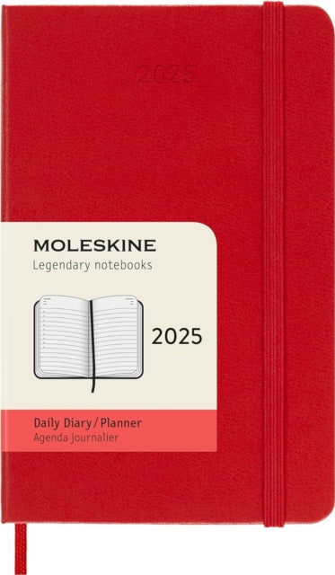 Moleskine 2025 12Month Daily Pocket Hardcover Notebook