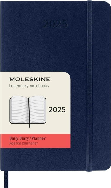 Moleskine 2025 12Month Daily Pocket Softcover Notebook