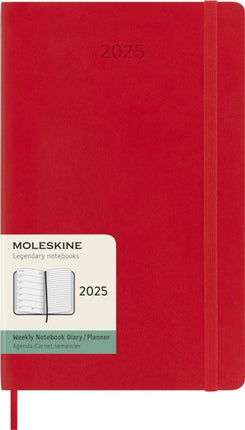 Moleskine 2025 12Month Weekly Large Softcover Notebook