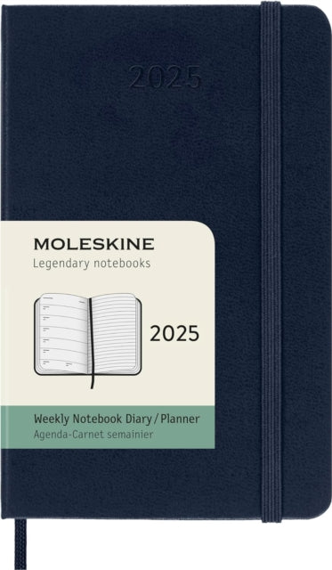 Moleskine 2025 12Month Weekly Pocket Hardcover Notebook