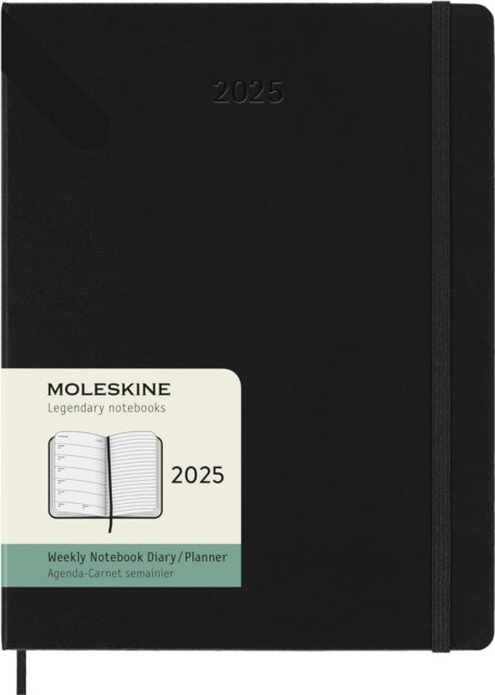 Moleskine 2025 12Month Weekly XL Hardcover Notebook