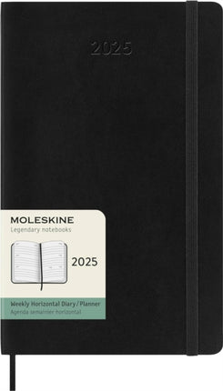 Moleskine 2025 12Month Weekly Horizontal Large Softcover Notebook