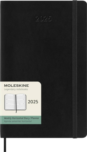 Moleskine 2025 12Month Weekly Horizontal Large Softcover Notebook