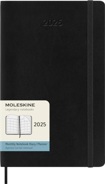 Moleskine 2025 12Month Monthly Large Softcover Notebook