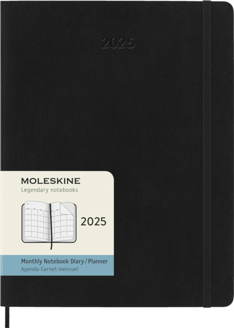 Moleskine 2025 12Month Monthly XL Softcover Notebook