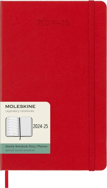 Moleskine 2025 18Month Weekly Large Hardcover Notebook