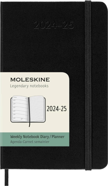 Moleskine 2025 18Month Weekly Pocket Hardcover Notebook