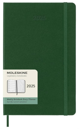 Moleskine 2025 12Month Weekly Large Hardcover Notebook