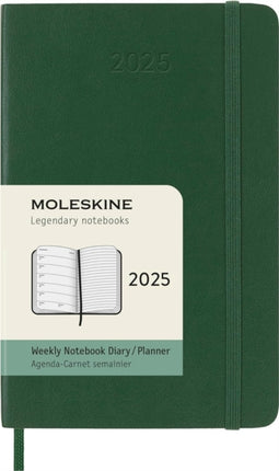 Moleskine 2025 12Month Weekly Pocket Softcover Notebook