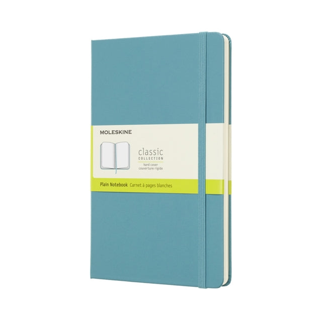 Moleskine Reef Blue Notebook Large Plain Hard