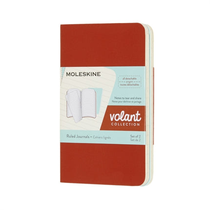 Moleskine QP701F16B24 XSmall Volant Ruled Journals