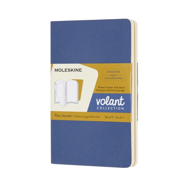 Volant Journals Pocket Plain Forget.Blue Amber.Yellow