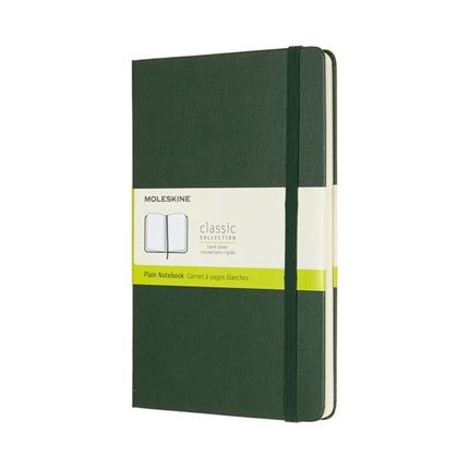 Moleskine Large Plain Hardcover Notebook Myrtle Green