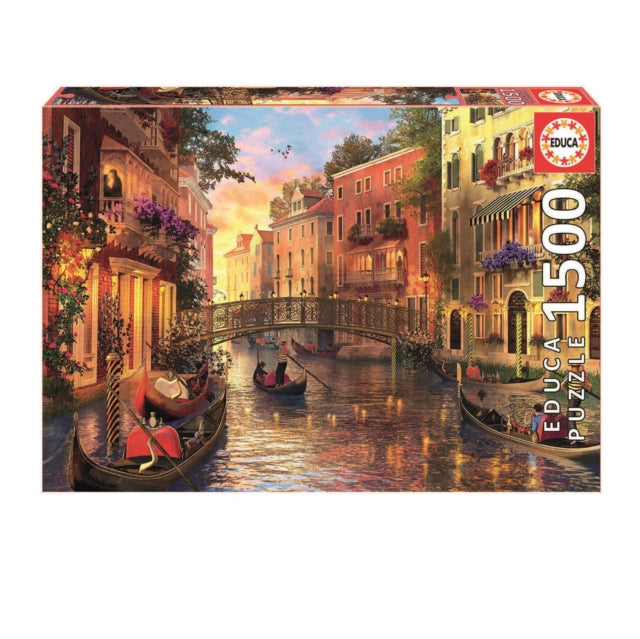 Sunset in Venice 1500pc Jigsaw Puzzle