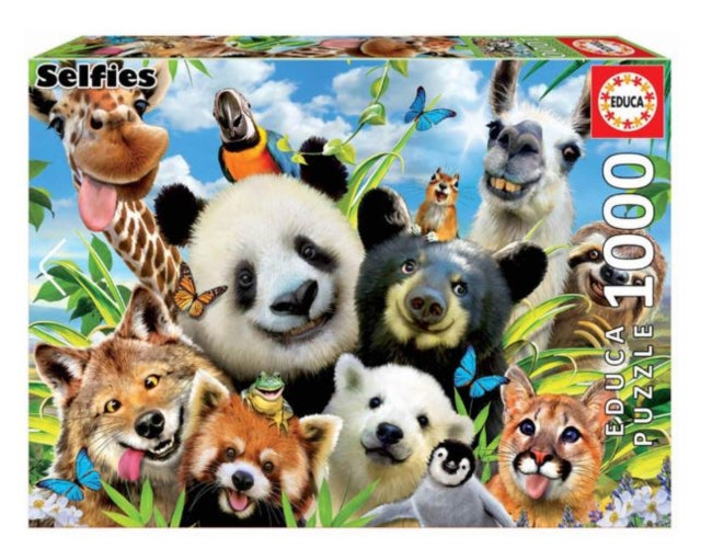 Educa Borras  Llama Drama Selfie 1000 piece Jigsaw Puzzle