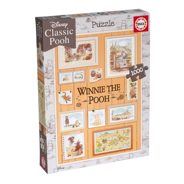 Educa Borras  Winnie the Pooh Photoframes 1000 piece Jigsaw Puzzle