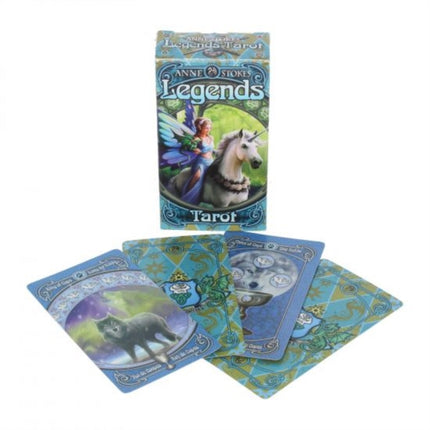 Fournier Anne Stokes Legends Tarot Cards 12cm Blue