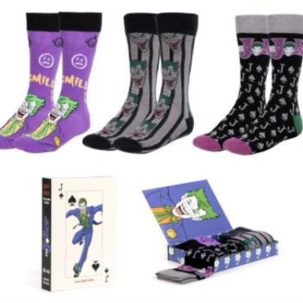 SOCKS PACK 3 PIECES BATMAN JOKER