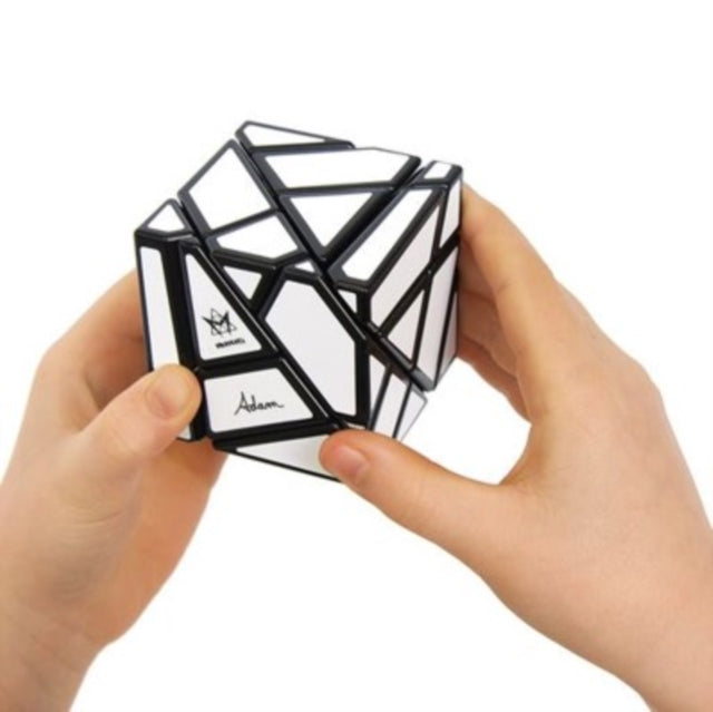 Mefferts Ghost Cube by Recent Toys Brain Teaser Cube for Adults and Kids. Hard Difficulty 3 x 3 Cube Fidget Toy Stress Relief Puzzle