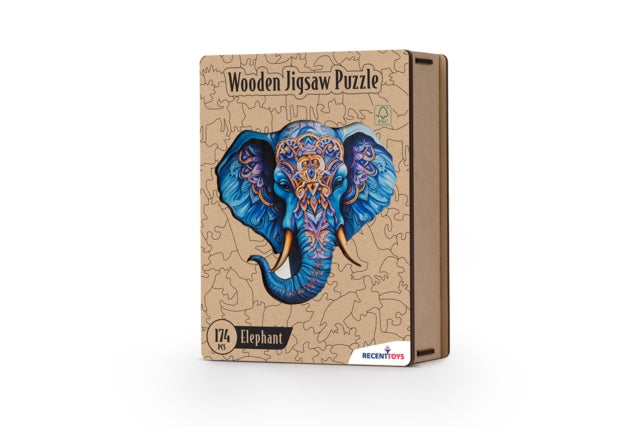 Wooden Puzzle  Elephant